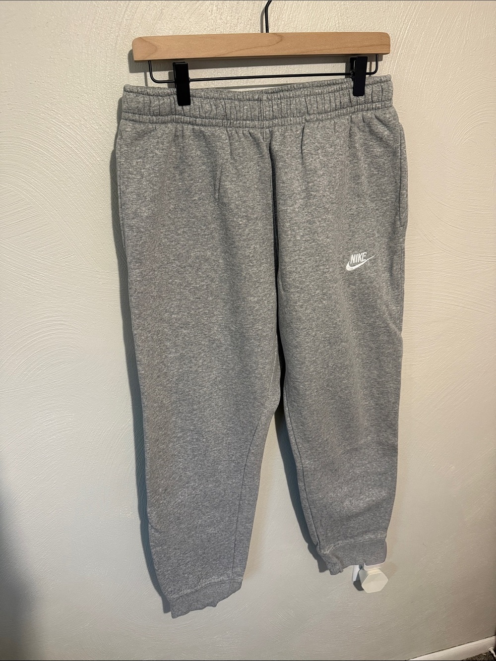 Nike Men’s Fleece Joggers with White Logo